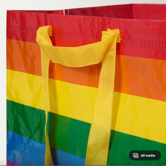 NWT! Ikea STORSTOMMA Multicolor Bag - Large - Picture 3 of 7